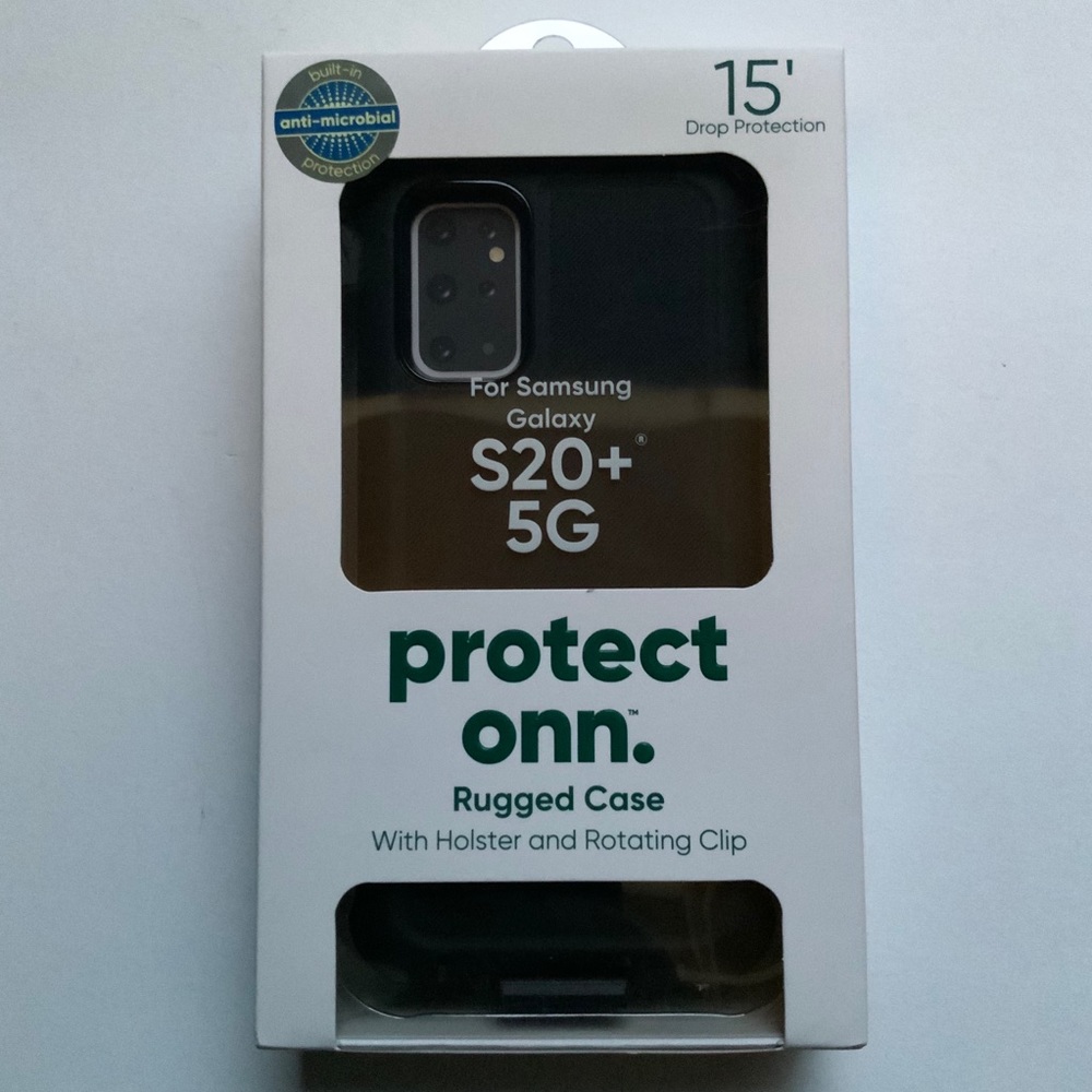 2/$10 Onn Rugged Case For Samsung Galaxy S20+5G